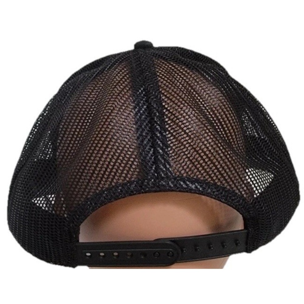 Vintage John‎ Deere Mesh Snapback Trucker Hat Dark Gray and Black - Picture 7 of 8